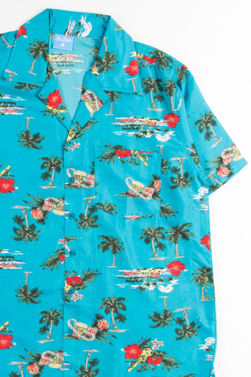 Blue Island Life Instruments Hawaiian Shirt