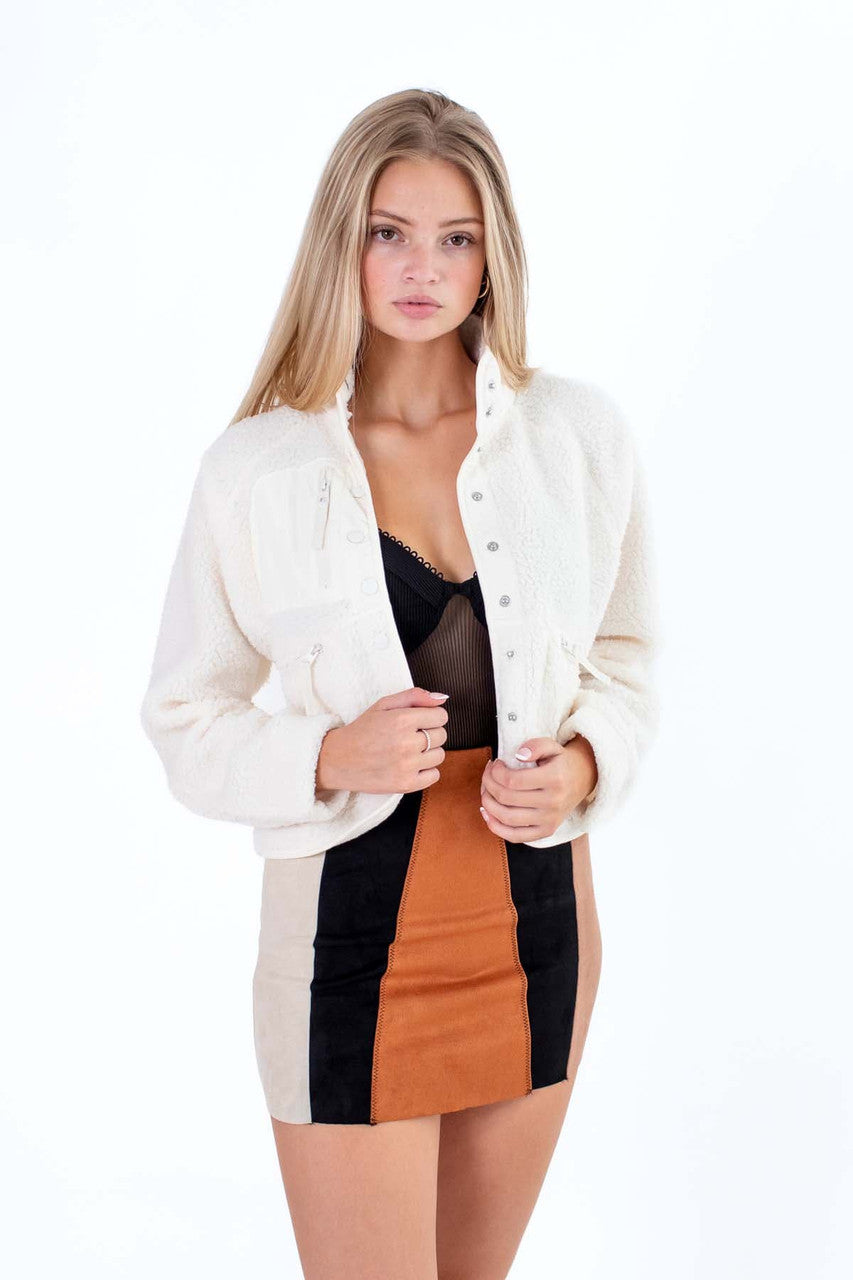 Ivory Slope Fleece Jacket