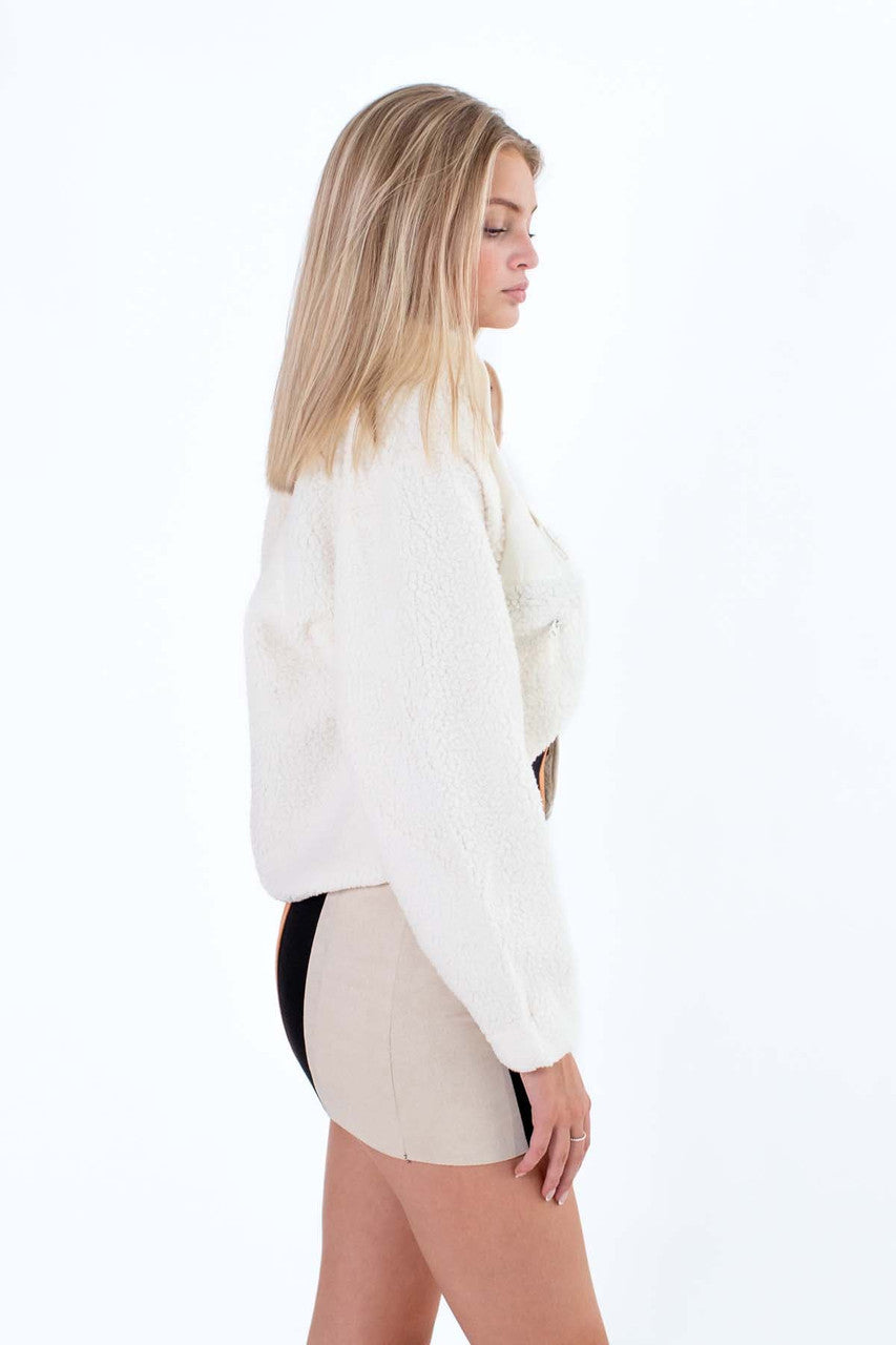 Ivory Slope Fleece Jacket