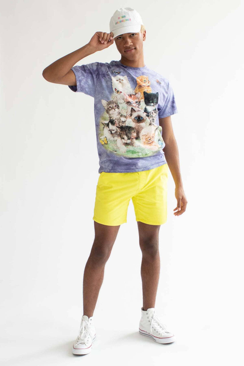 Kittens & Butterflies Tie Dye T-Shirt