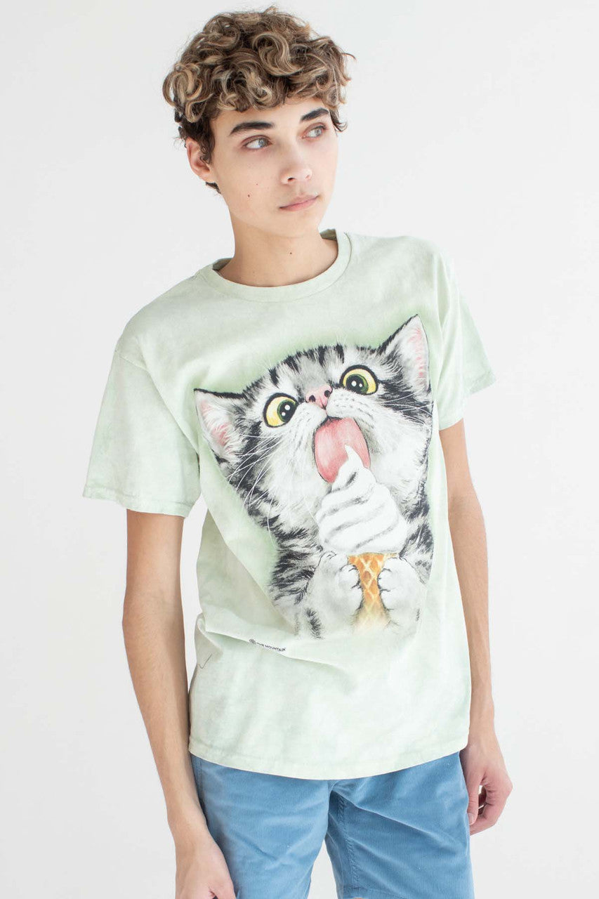 Kitty's Ice Cream Cone Tie Dye T-Shirt