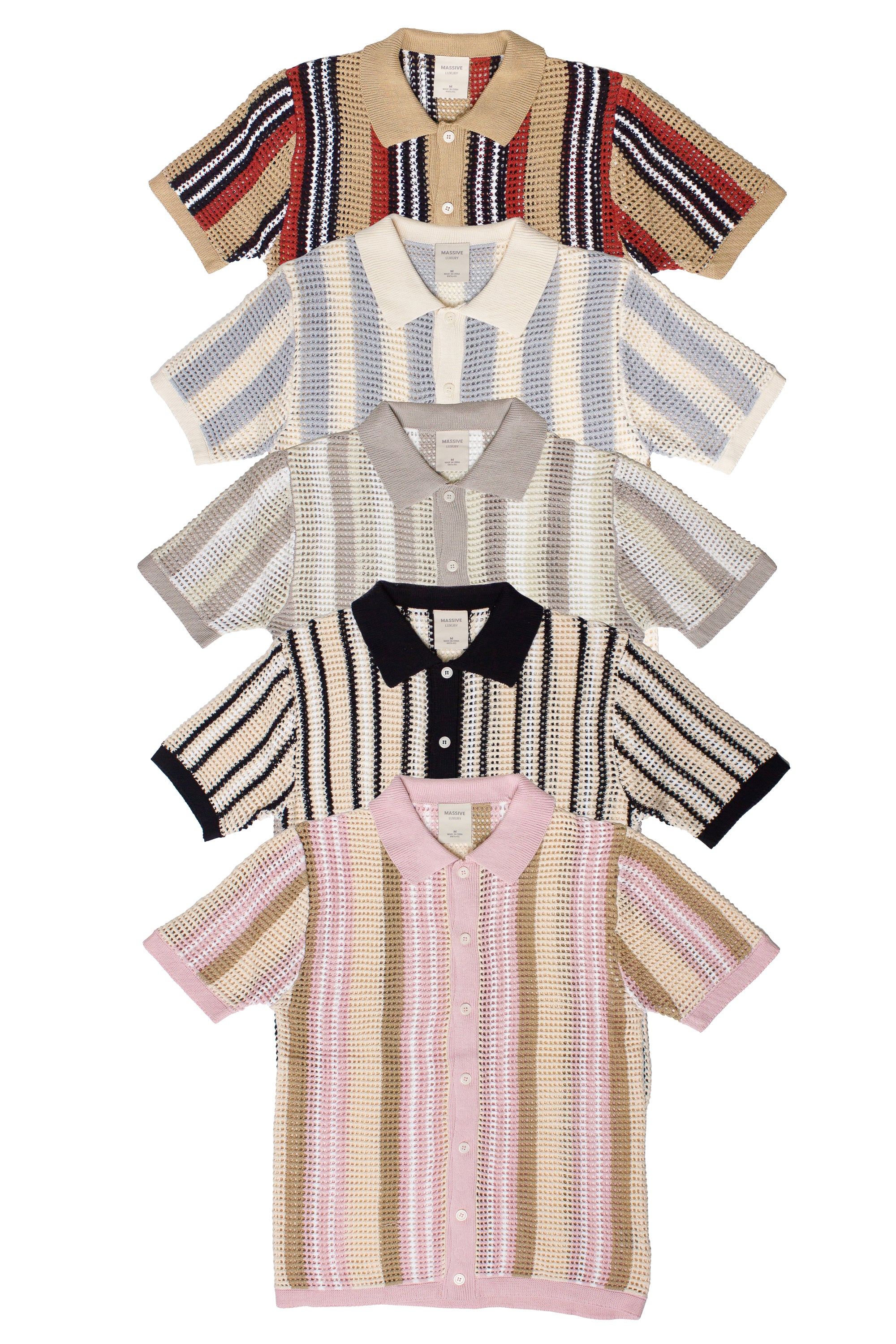 Men's Knit Button Up Shirts