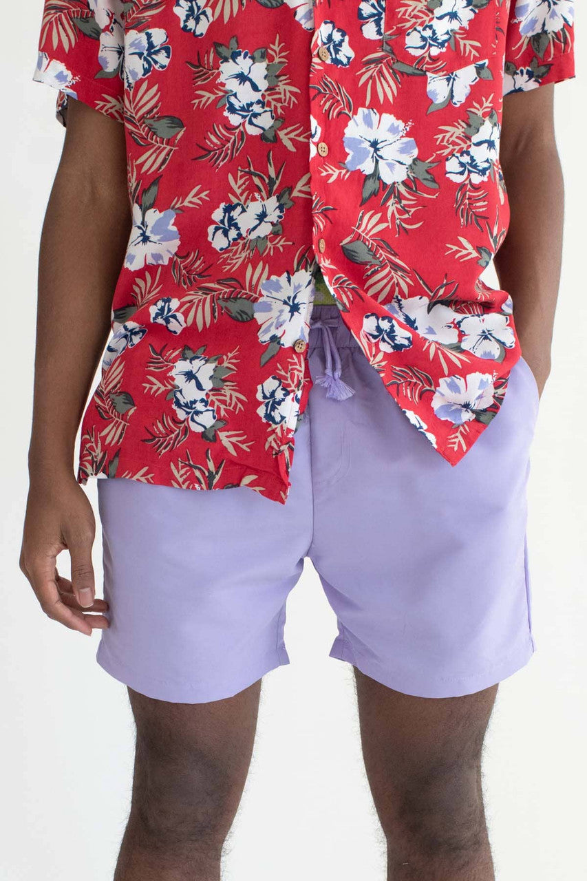 Lavender Volley Shorts