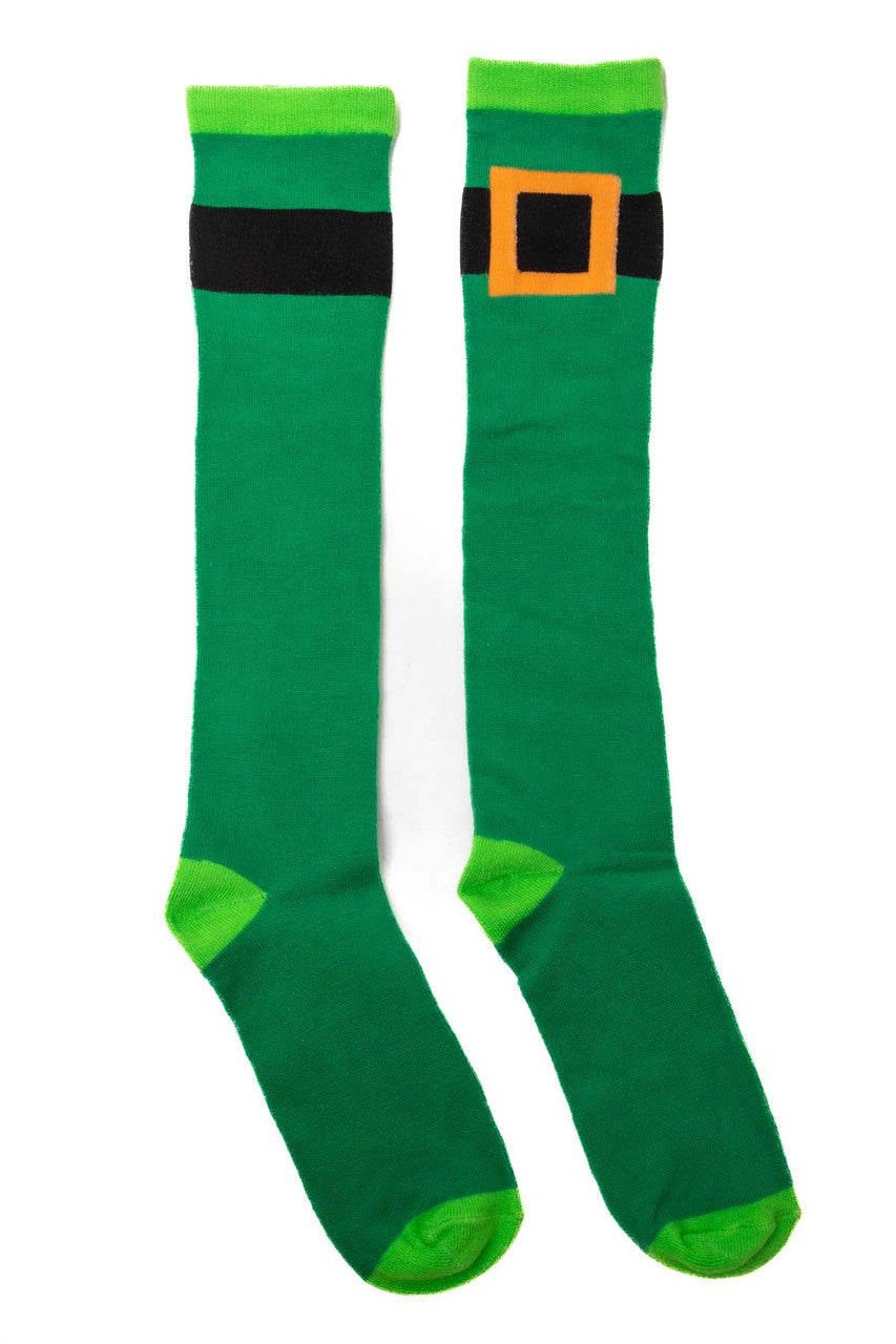 Leprechaun Knee High Socks
