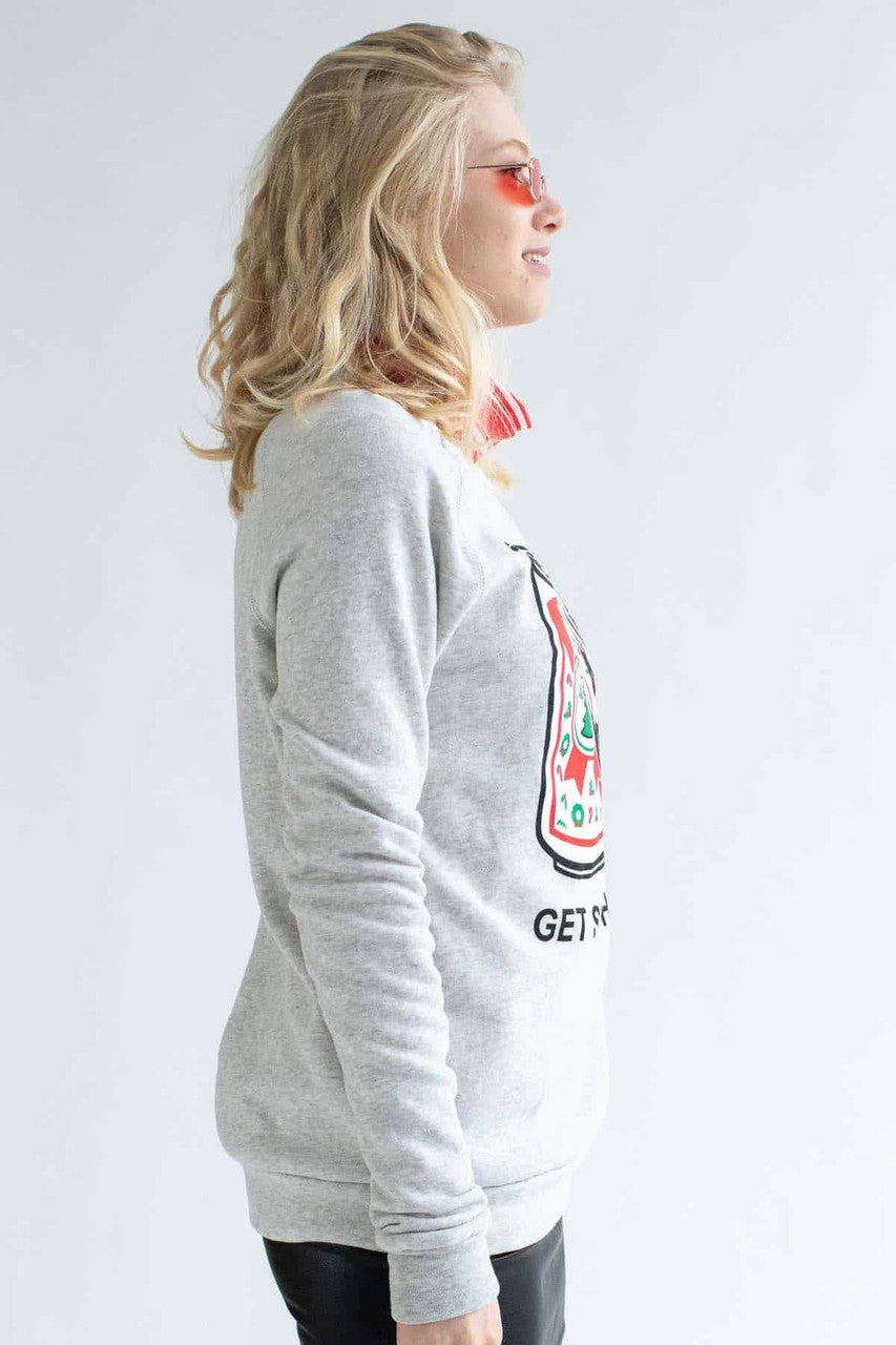 Light Ash Get Slothed Sweatshirt
