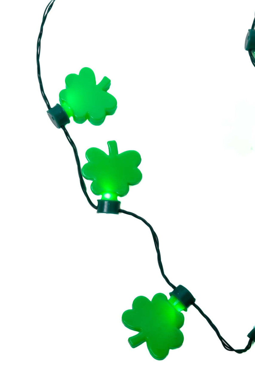 Light Up Shamrock Necklace