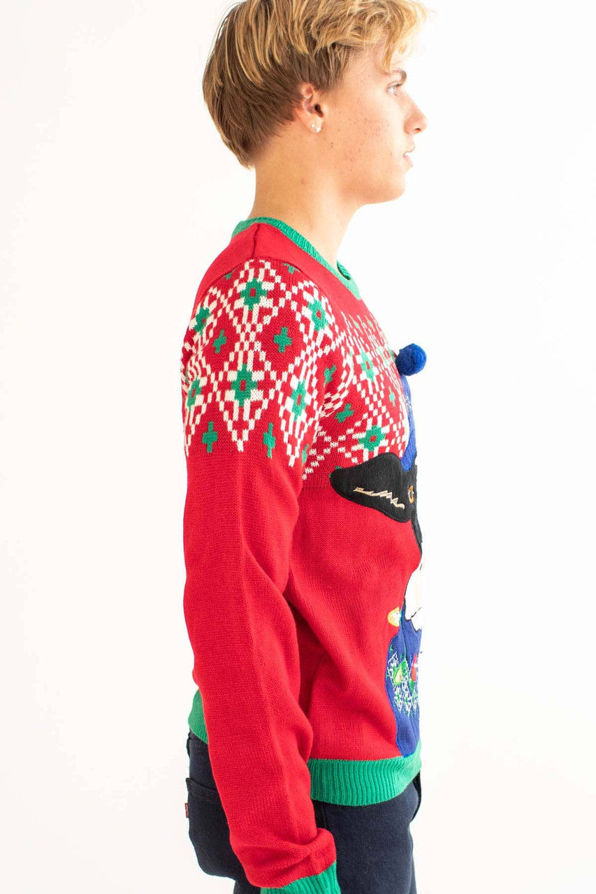 Light Up Christmas Cow Sweater