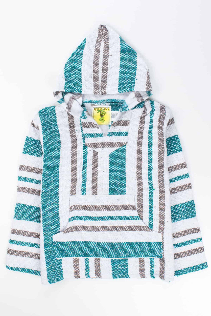 Lightweight Pastel Aqua Baja Hoodie