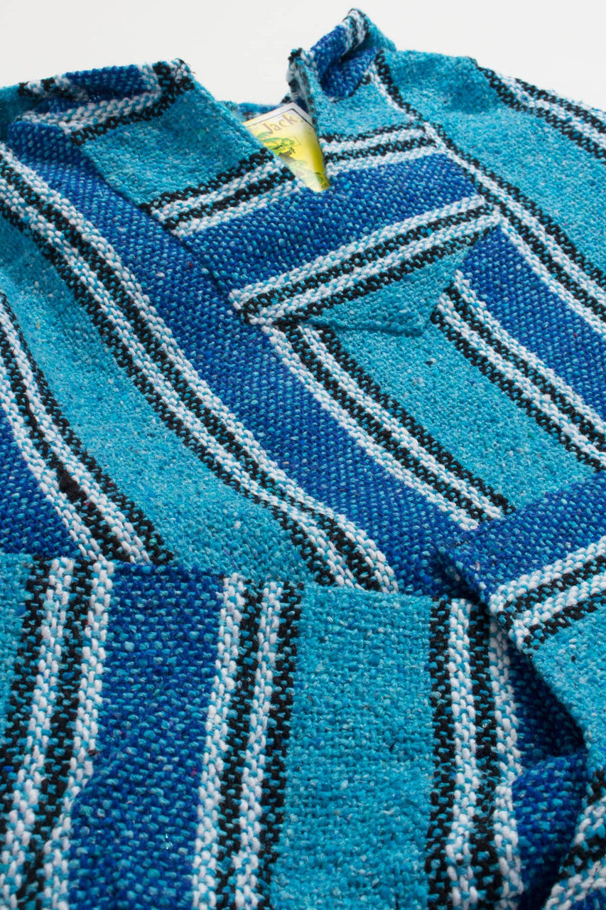 Lightweight Bright Blue Baja Hoodie