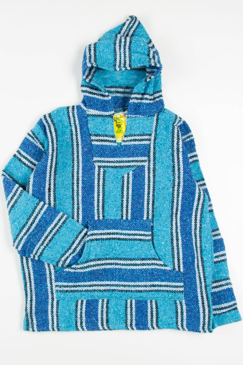 Lightweight Bright Blue Baja Hoodie