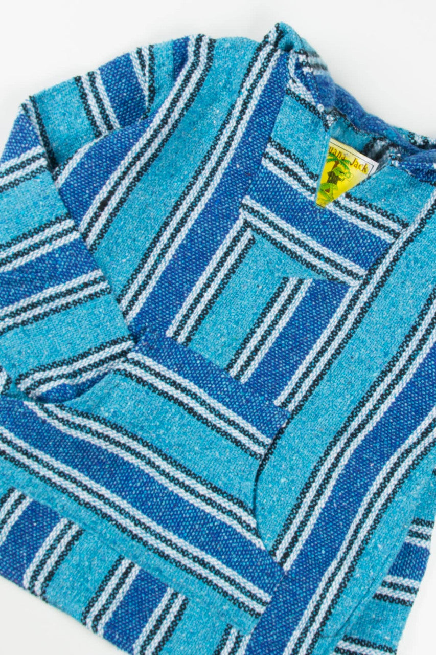 Lightweight Bright Blue Baja Hoodie