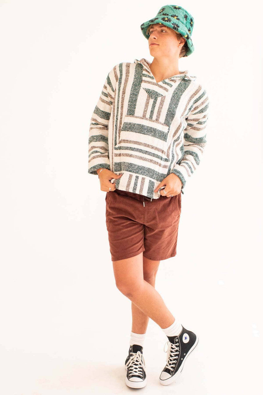 Lightweight Pastel Aqua Baja Hoodie