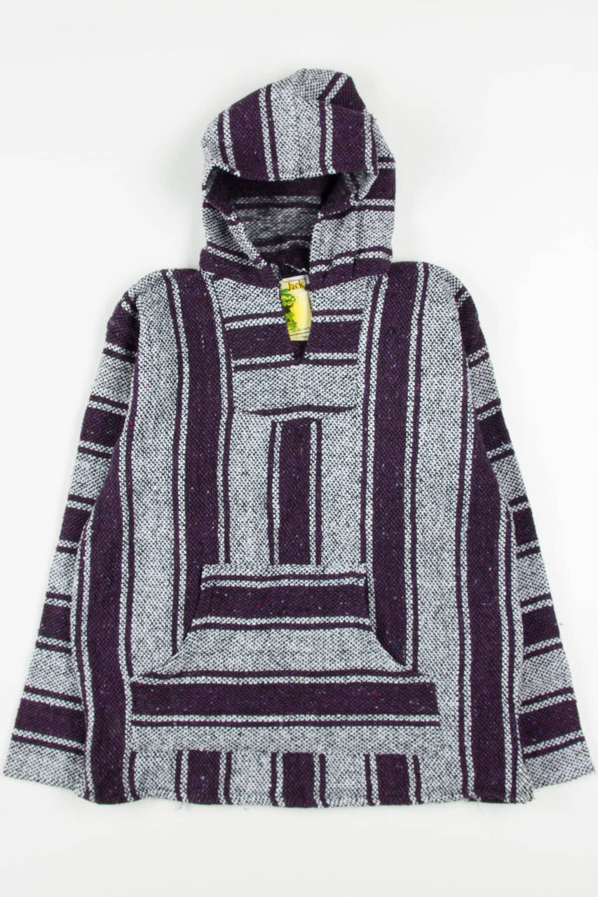 Lightweight Purple Baja Hoodie