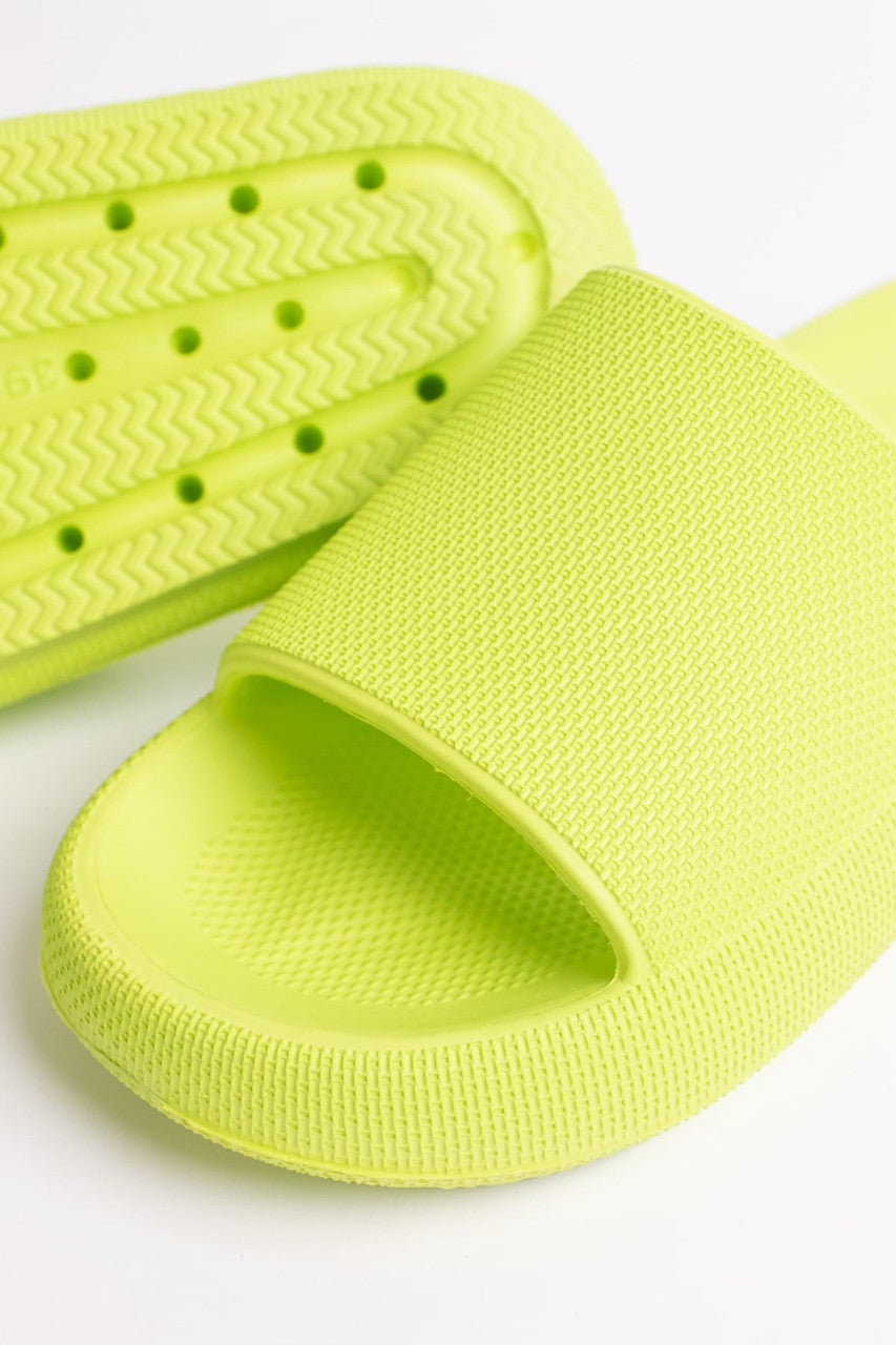 Lime Foam Slides