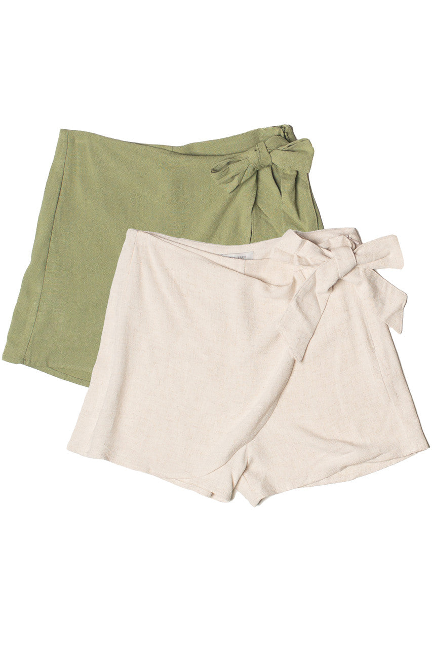 Linen Skort