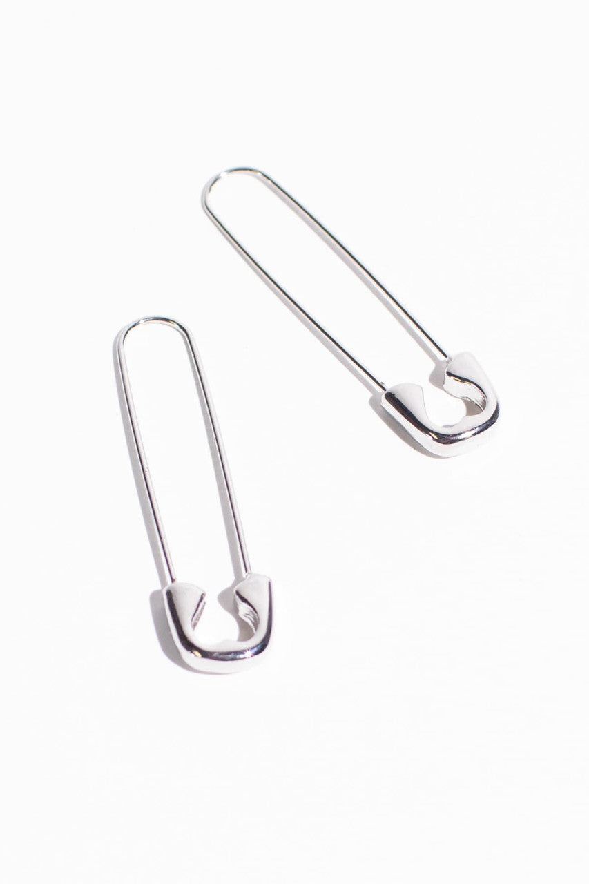 Big Safety Pin Earrings