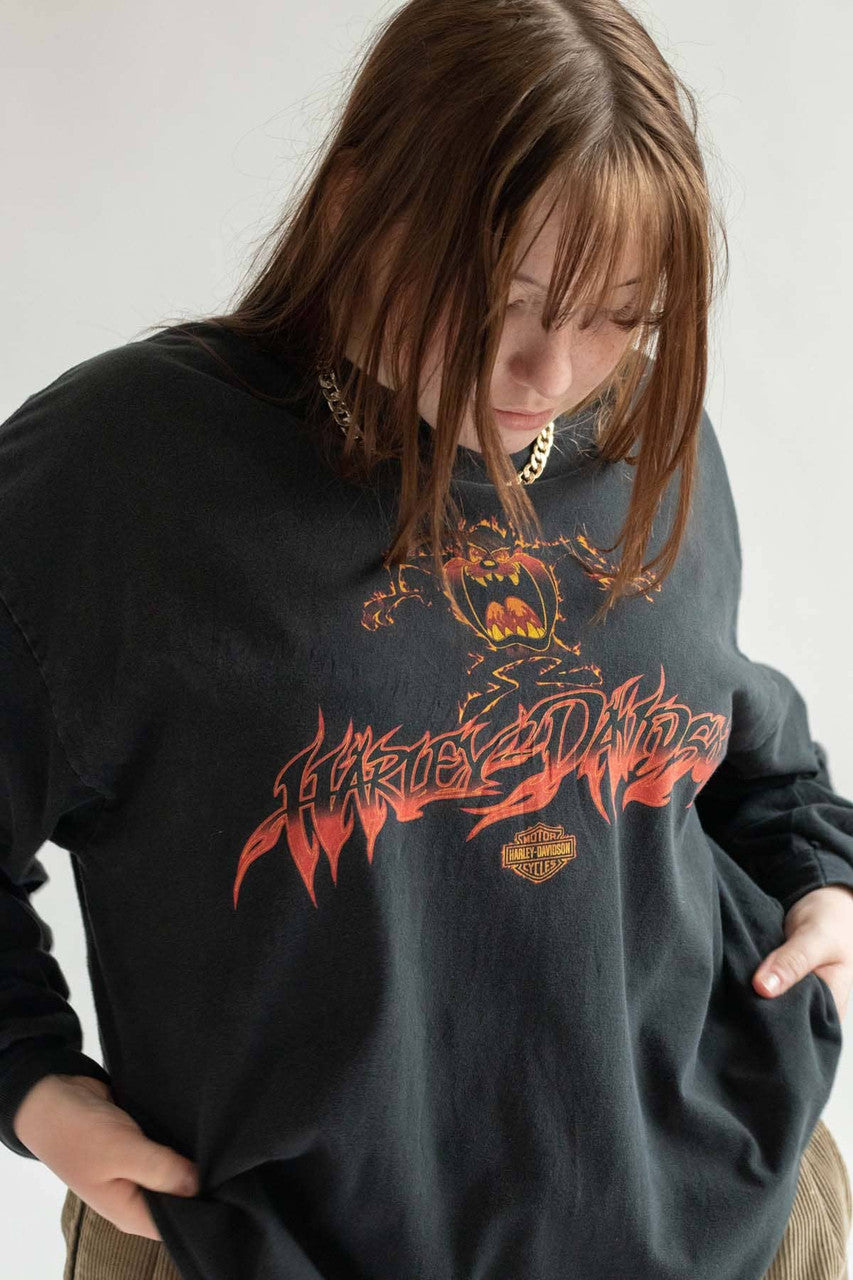 Looney Tunes Harley-Davidson Long Sleeve T-shirt