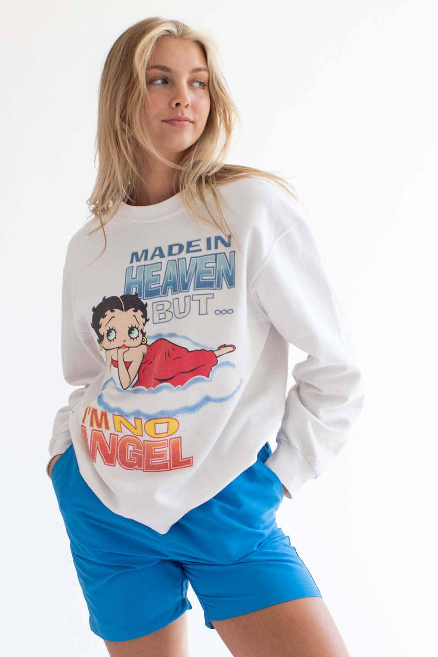 Betty Boop Made In Heaven Sweatshirt