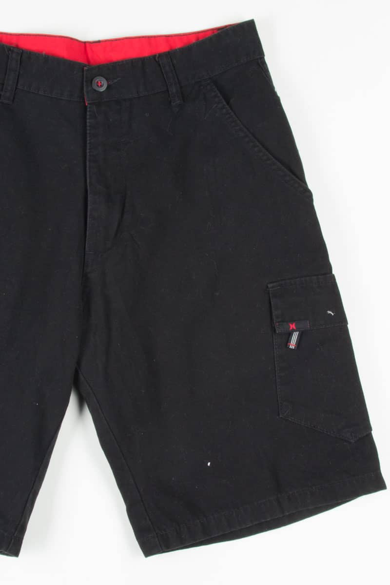 Men's Black Hurley Cargo Shorts 268 (sz. 30)