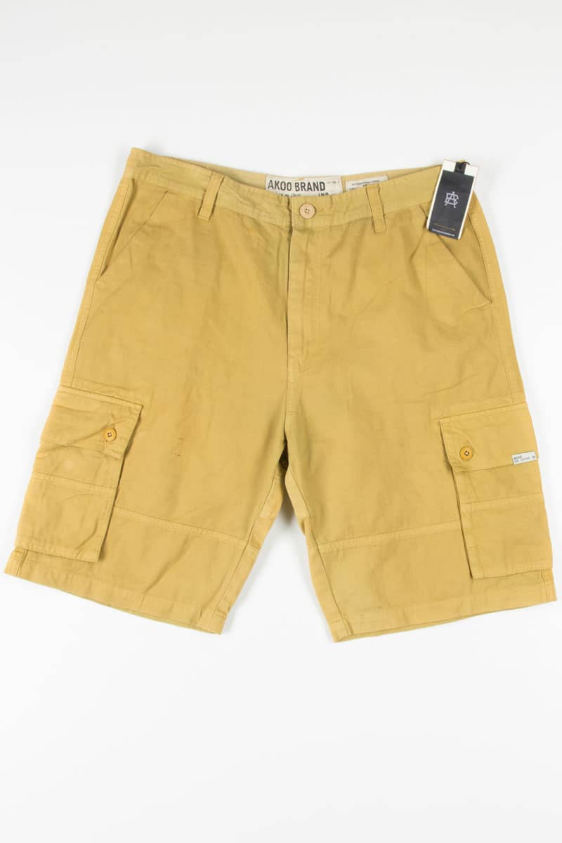 Men's Faded Akoo Brand Cargo Shorts 266 (sz. 36)