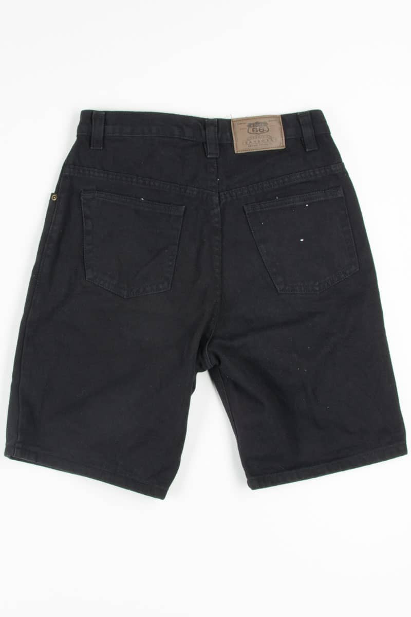 Black Route 66 Denim Shorts (sz. 32)
