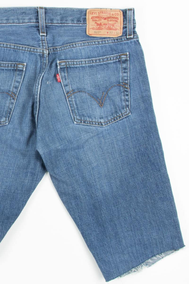 Levi's Dark Wash Cut Off Denim Shorts (sz. 32)
