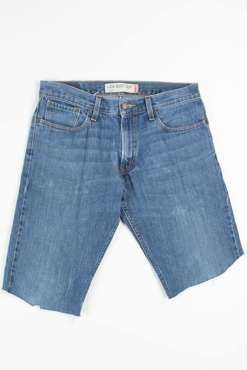 Levi's Dark Wash Cut Off Denim Shorts (sz. 32)