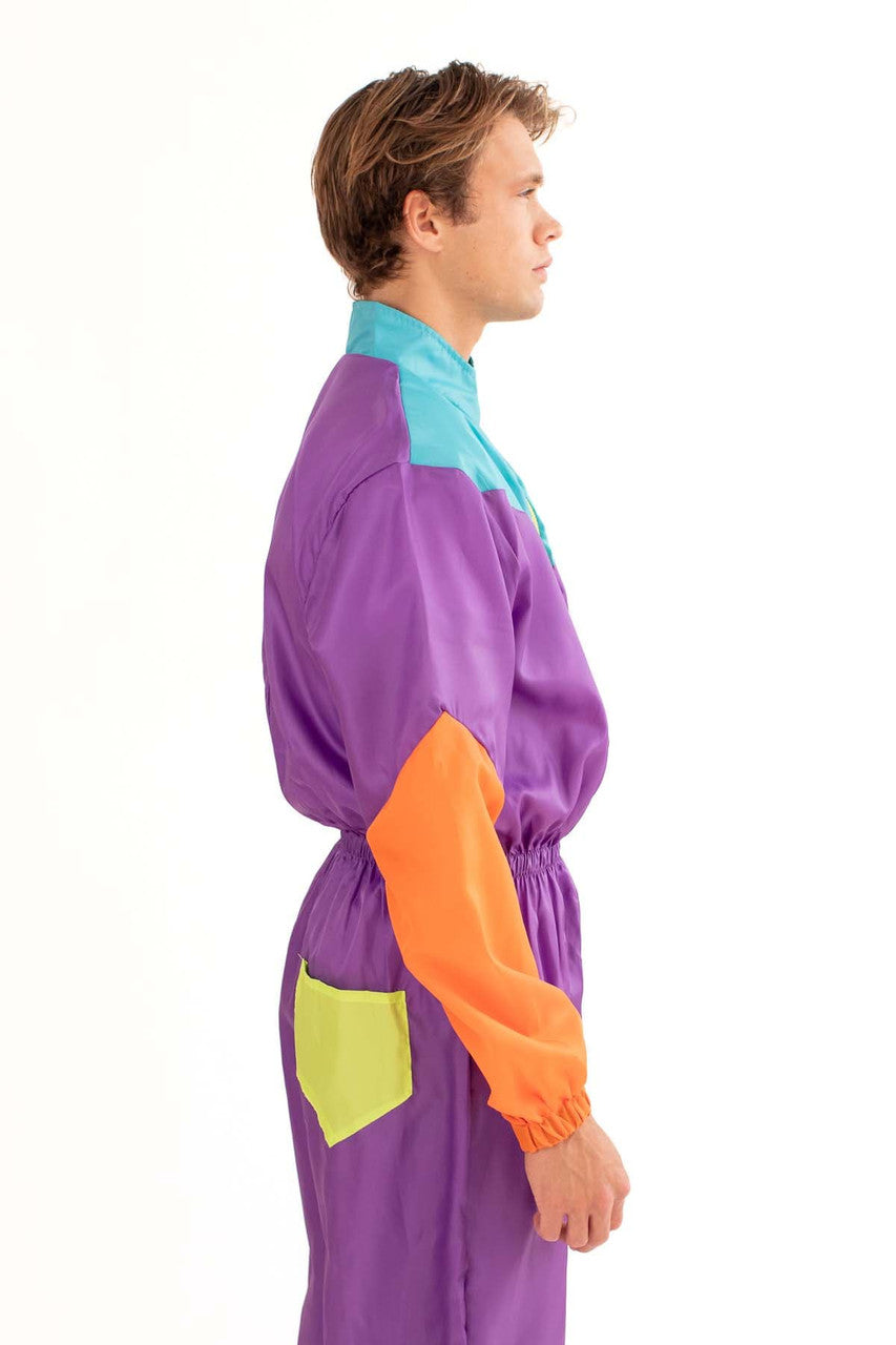 Men's Nylon 80's Jumpsuit
