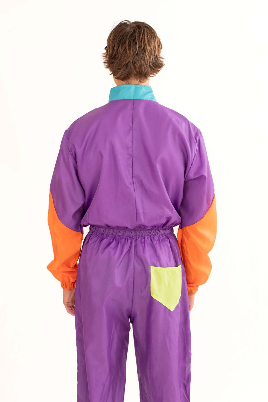 Men's Nylon 80's Jumpsuit