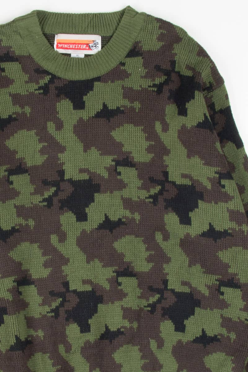 Vintage Camouflage Winchester Sweater 3321