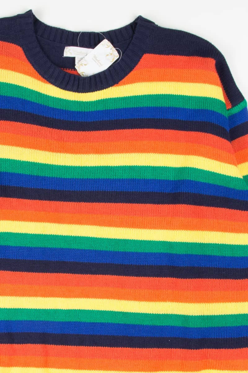 Knit Rainbow Sweater 3379 (sz. 3XL/4XL)