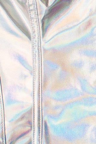 Metallic Corset Style Strapless Top