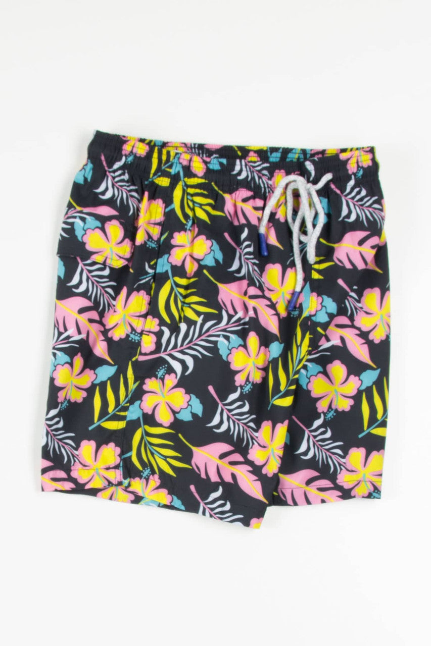 Black Miami Night Swim Shorts