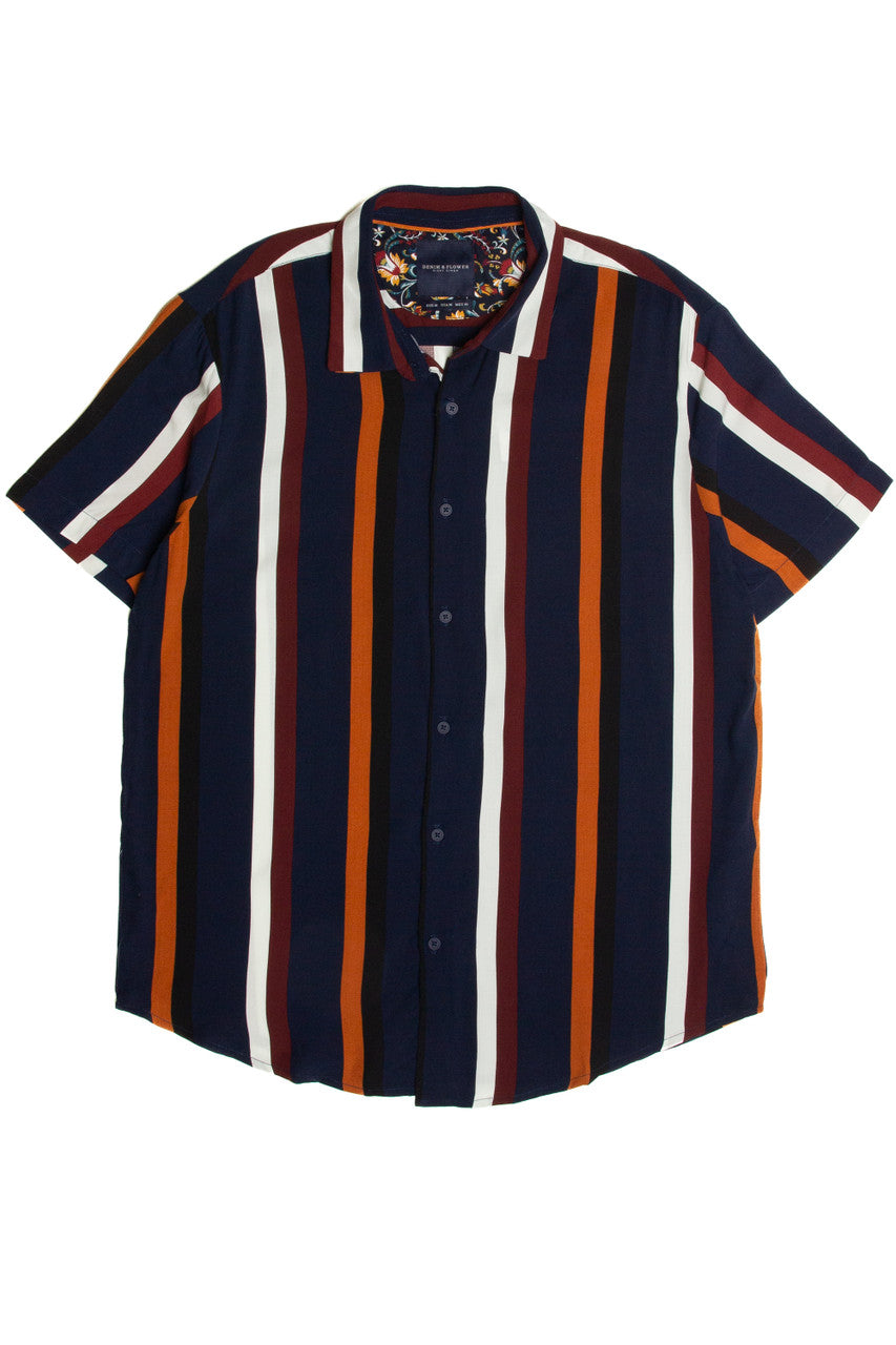 Midnight Autumn Button Up Shirt