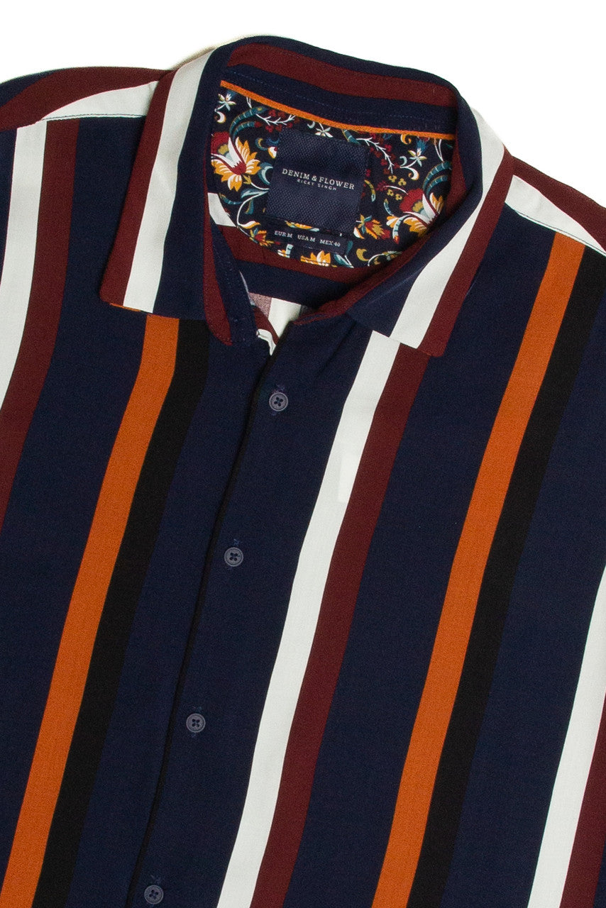 Midnight Autumn Button Up Shirt