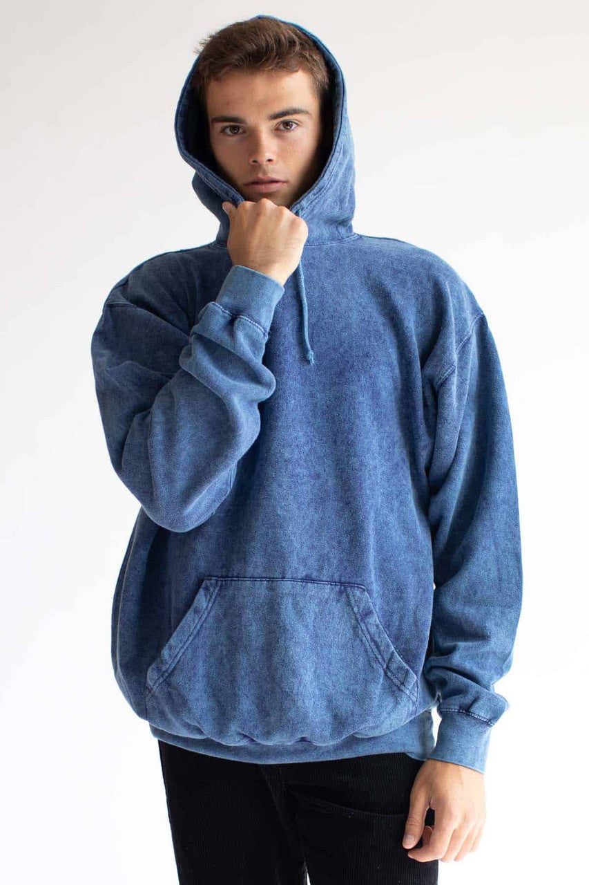 Mineral Navy Tie Dye Hoodie