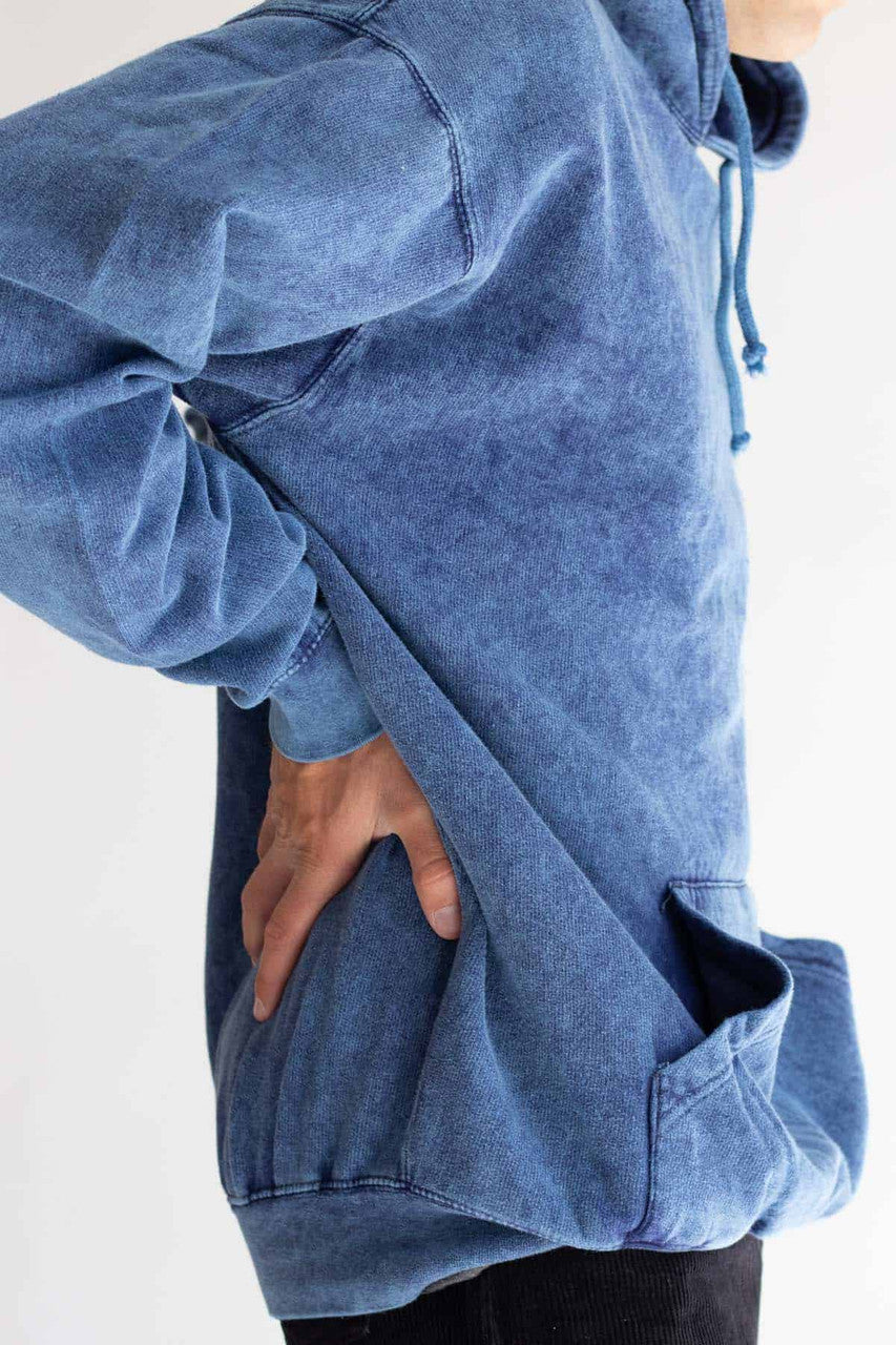 Mineral Navy Tie Dye Hoodie
