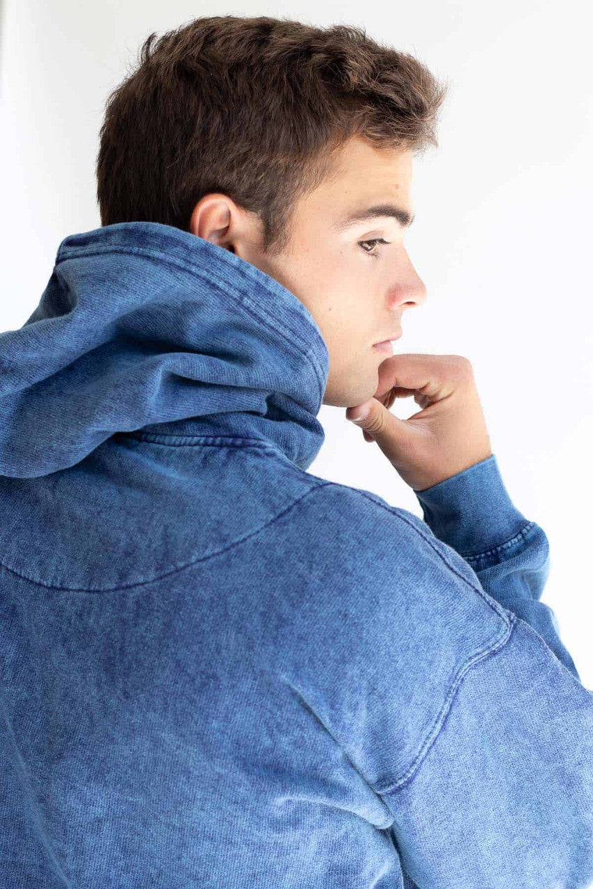 Mineral Navy Tie Dye Hoodie