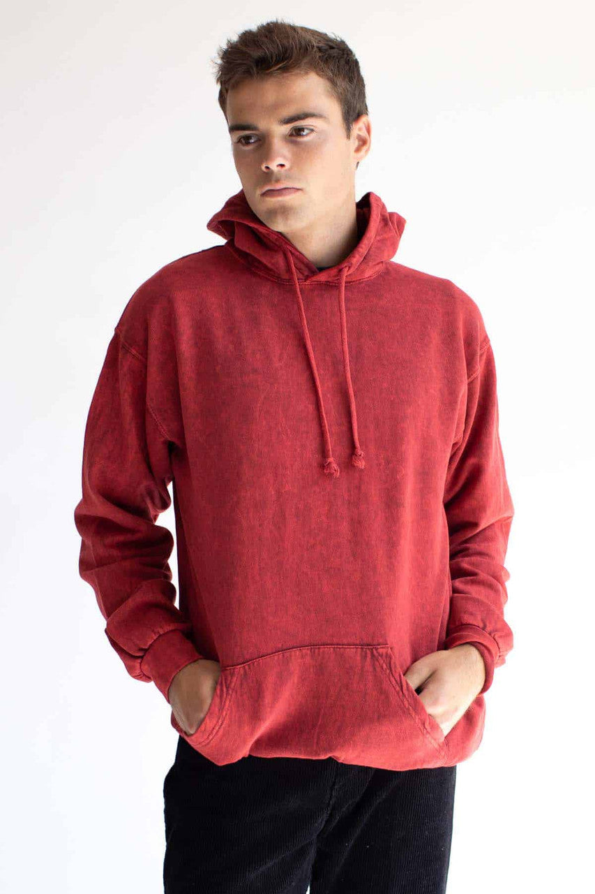 Mineral Red Tie Dye Hoodie
