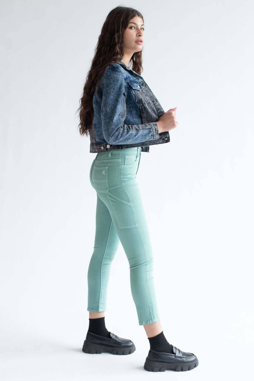 Mint Stretch Carpenter Jeans