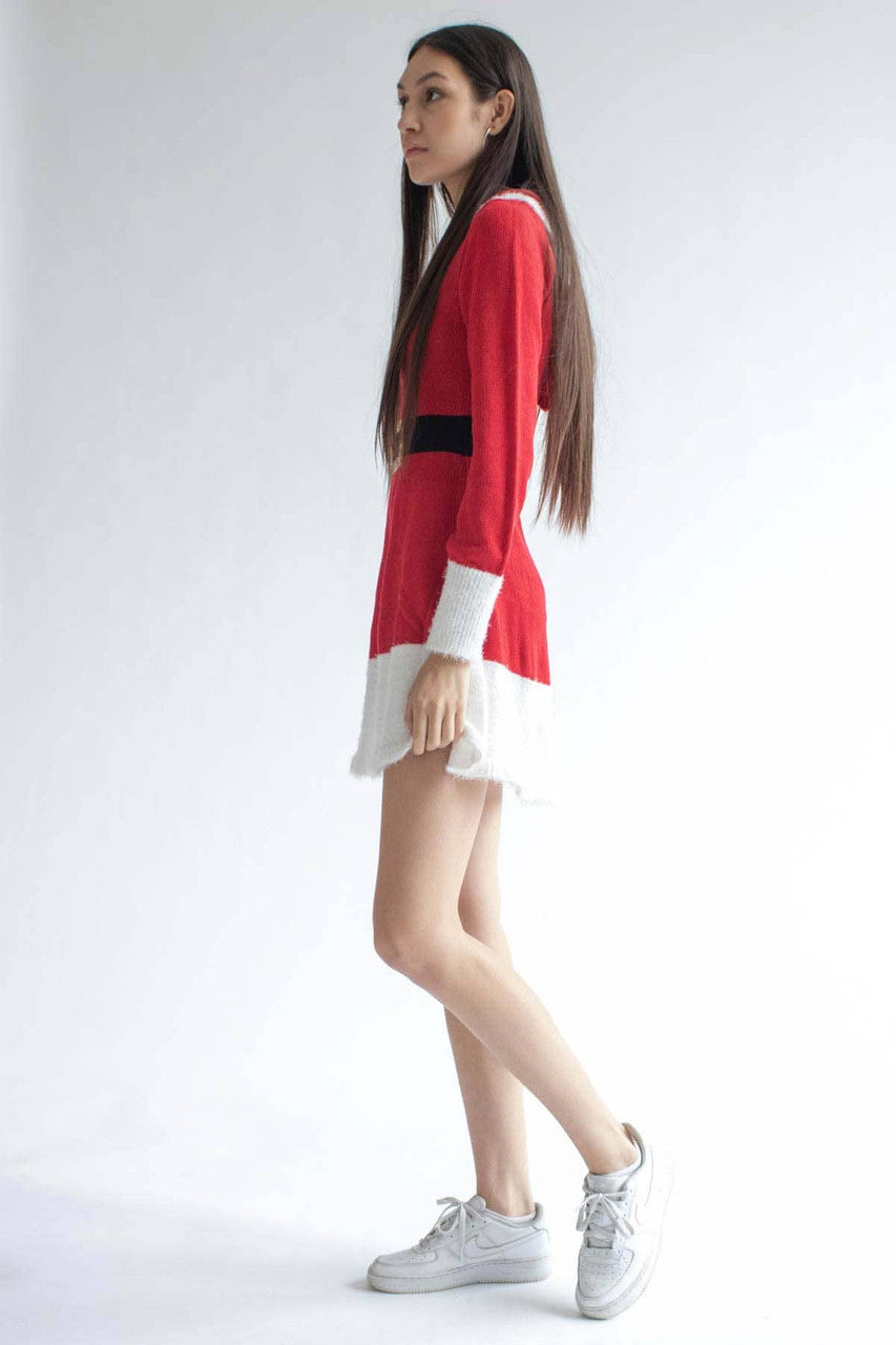 Mrs. Claus Hooded Dress