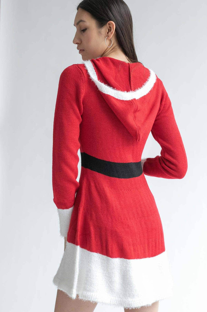 Mrs. Claus Hooded Dress