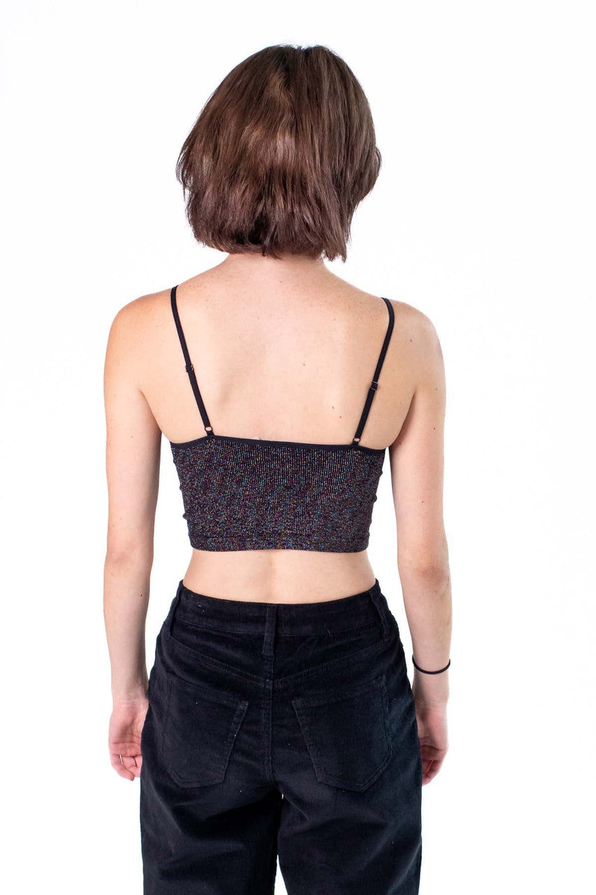 Multi Color Lurex Seamless Cami