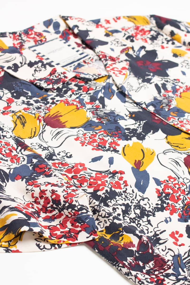 Multicolor Floral Camp Button Up Shirt