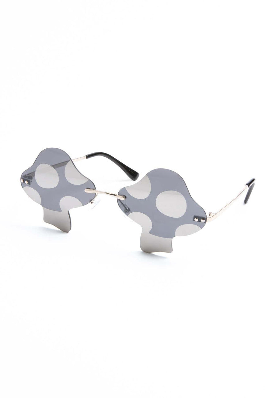 Silver Mushroom Sunglasses