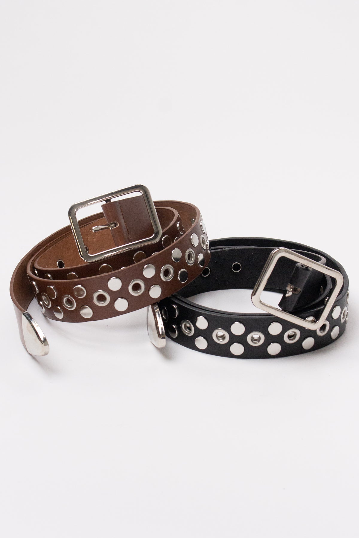 Nailhead Studded Grommet Belts