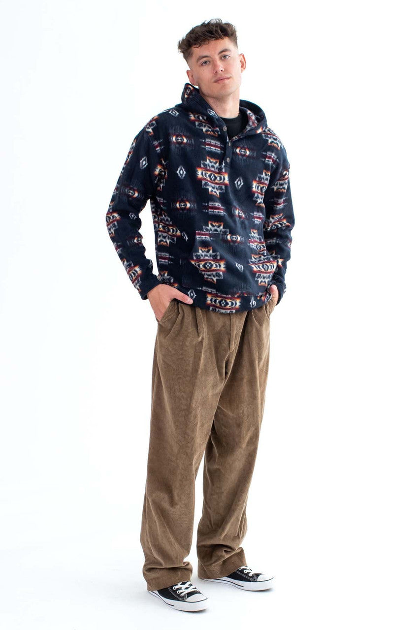 Blue Polar Fleece Hoodie