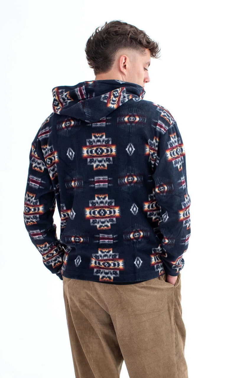 Blue Polar Fleece Hoodie