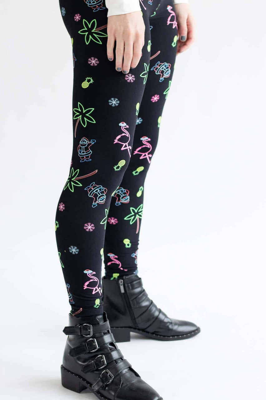 Neon Lights High Waisted Leggings