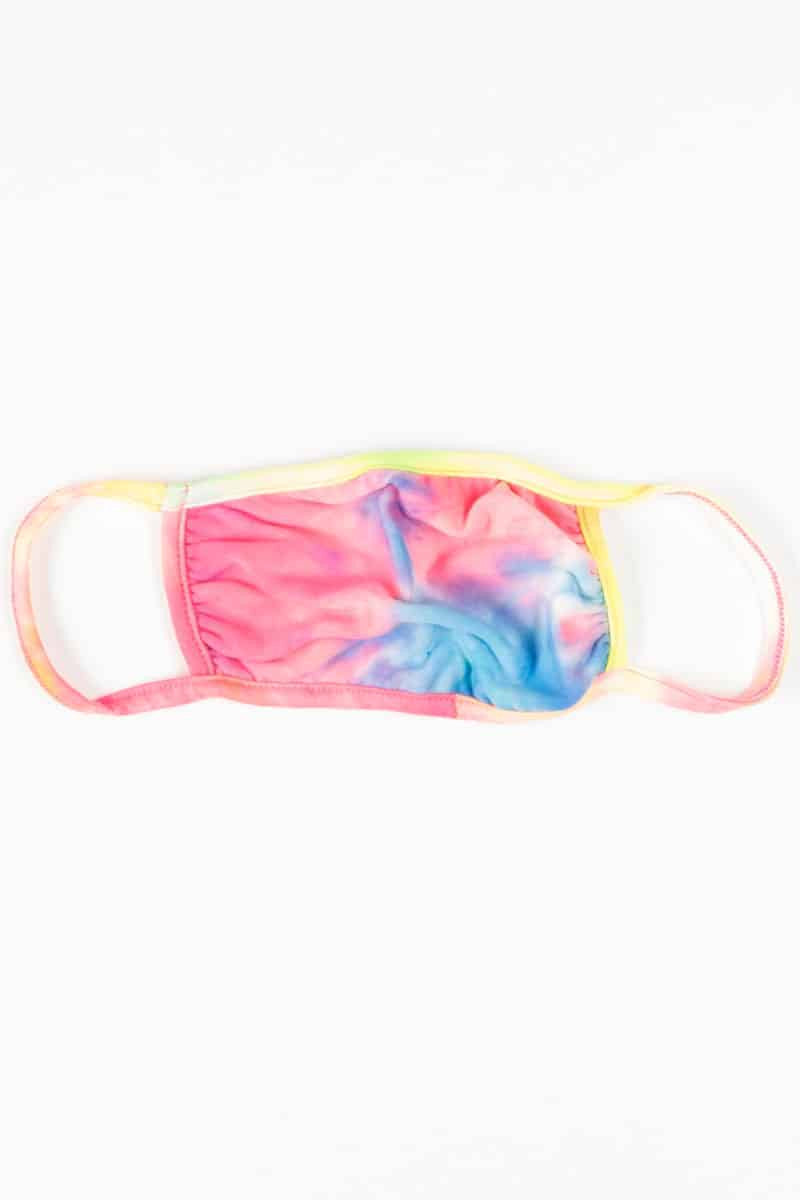 Neon Tie Dye Face Mask